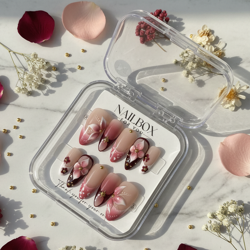 Blush Wine Blossom Charm
