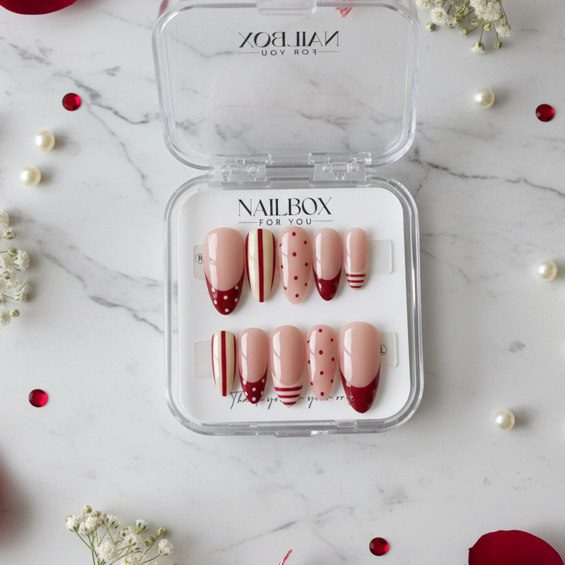 Ruby Stripe Polka Pop